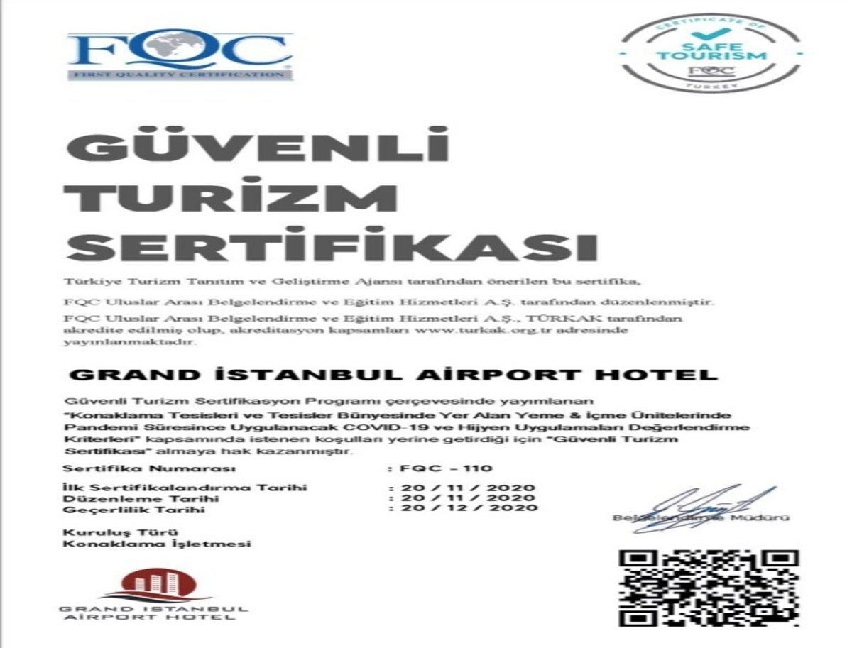 Grand Istanbul Airport Hotel